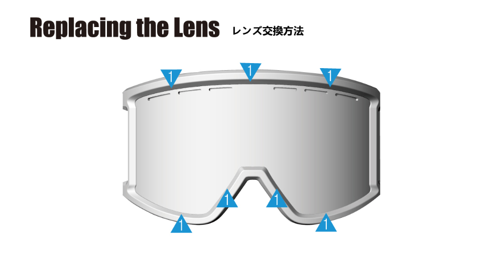眼鏡 ホワイト 商品カラー画像-S7L1